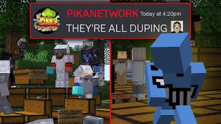 Duping with 100 players on Minecrafts Biggest Paytowin Cracked Server [upl. by Kailey]