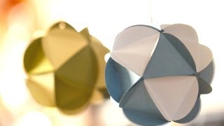 Paper Ball Ornaments [upl. by Hserus]