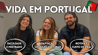 VALE A PENA MORAR EM PORTUGAL Faculdade e mestrado em Portugal choques culturais e rotina no Porto [upl. by Akimahs]