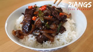 Ziangs Chinese Takeaway Beef Ginger and Spring Onion recipe [upl. by Morty]