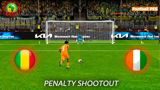 Mali VS Côte dIvoire  Penalty Shootout 2024  Coupe dAfrique des Nations 2023  eFootball PES [upl. by Carling]