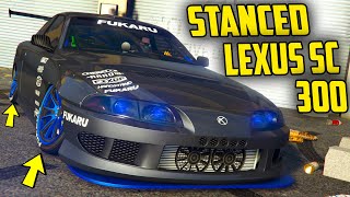 GTA V Online  Karin Previon Customization Lexus SC 300 [upl. by Asilef989]