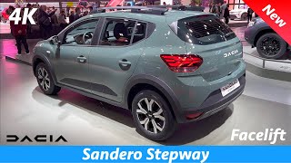 Dacia Sandero Stepway 2023  FULL Review in 4K  Exterior  Interior Facelift Price [upl. by Socin]