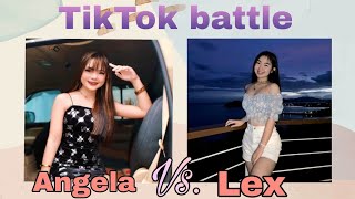 Angela Vs Lex  TikTok dance compilation [upl. by Aon]