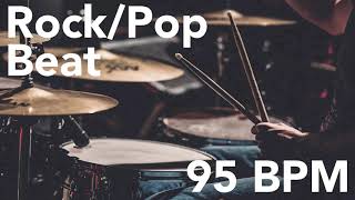 🤘 🥁 RockPop Basic Beat 95 BPM [upl. by Rebmit]