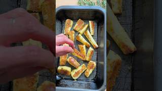 Roasted Parmesan Parsnips quickrecipe recipe christmasfood sundayroast [upl. by Dadelos]