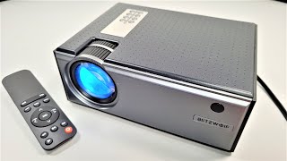 Blitzwolf BWVP1 720p Mini Movie Projector Review [upl. by Lirva824]