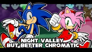 Night Valley with better chromatics  FNF Cover [upl. by Annuahsal]