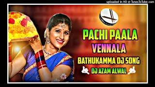 Pachi Paala Vennela Mangli Latest Bathukamma Song  New bathukamma Dj Song  Dj Azam theenmarroa [upl. by Sibylle]