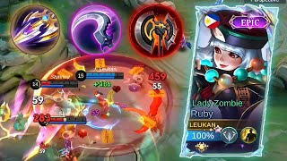 WHY GOLD LANE RUBY IS THE NEW BEST META✨BEST RUBY BUILD AND ROTATION 2024 [upl. by Enitsej]