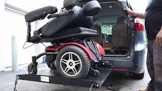 Take Your Powerchair on the Road with a Harmar AL 600 Hybrid Platform Lift [upl. by Adalard]