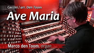 MARCO DEN TOOM  Caccini Ave Maria  Organ Solo [upl. by Nylhtiak]