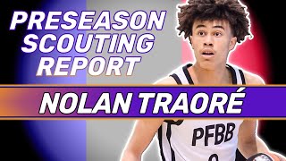 NOLAN TRAORE PRESEASON SCOUTING REPORT  2025 NBA Draft  France  SaintQuentin [upl. by Nylatsirhc694]