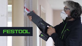 NYHET Batteridriven tigersåg RSC 18  Festool [upl. by Enirol]