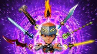 BoBoiBoy Galaxy Windara Episode 6  BoBoiBoy All Elemental Swords 🔥 [upl. by Ledniahs503]