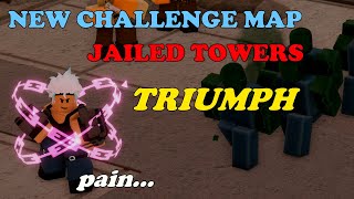 New JAILED TOWERS Challenge Map TRIUMPH its painful  Tower Defense Simulator [upl. by Esinev406]