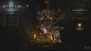 Diablo 3 Season 30 Day 1 GR Push Raekor Boulder BarbSolo Mode [upl. by Janka]