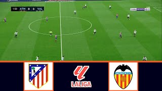 ATLETICO MADRID VS VALENCIA  LALIGA 20232024  FOOTBALL LIFE 2023 [upl. by Pegasus]