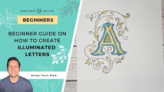 Beginner Guide On How To Create Illuminated Letters [upl. by Yema509]