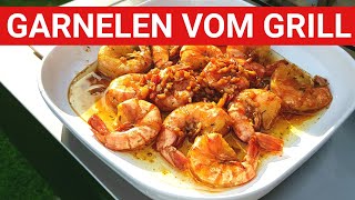 ♨️ GRILLBLITZ Garnelen perfekt vom Grill BBQ Tutorial Black Tiger Prawns Gambas Scampi Shrimps [upl. by Baruch731]