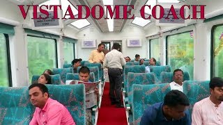 Indias New Vistadome Coach of Indian Railways  Mumbai  Goa  Full Coverage  Jan Shatabdi Express [upl. by Sindee]