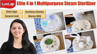 4 in 1 Multipurpose Steam Sterilizer Review  LuvLap Elite [upl. by Yngiram]