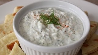 Simple Tazatziki Sauce Recipe  Food Wishes [upl. by Lyrpa319]