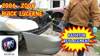 Buick Lucerne Radiator Replacement [upl. by Panthia]