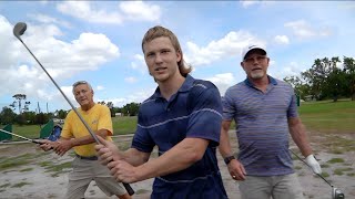 Air Horn At Golf Course Prank [upl. by Eelyam70]