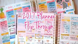 2017 Planner Flip Through [upl. by Anilek]