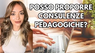 Posso lavorare come consulente pedagogico [upl. by Kyrstin676]