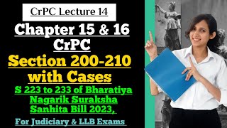 CrPC Lecture 14  Section 200 to 210 of CrPC  Chapter 15 CrPC  Chapter 16 CrPC [upl. by Rudie441]