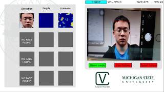Face AntiSpoofing System Demo 1 [upl. by Tihw]