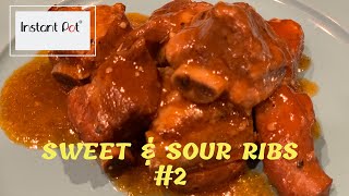 Sweet and Sour Ribs  Easy Instant Pot Recipe [upl. by Anait]