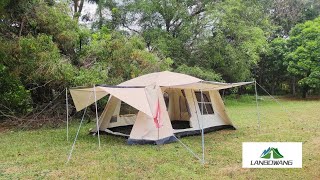 Set Up a New Tent For Family Camping  Glamping Tent [upl. by Aikat]