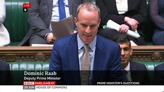 Dominic Raab Admits Scotland Has Huge Assets Of Natural Resources [upl. by Eloken141]