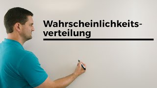 Wahrscheinlichkeitsverteilung Münze erst im 3 Wurf Wappen Zufallsgröße  Mathe by Daniel Jung [upl. by Ahsenaj]