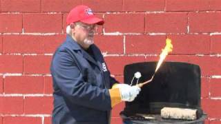 Lighting and shutting down an oxyacetylene torch [upl. by Aihsilat]