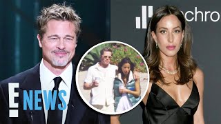 Brad Pitt amp Ines De Ramons PDAFilled Beach Stroll See the RARE Couple Pics  E News [upl. by Walczak]