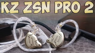 KZ ZSN PRO 2 Обзор ультрабюджетных гибридных наушников [upl. by Ahsina]