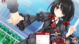 Windows DreamScene Windows 7  Date A Live Tokisaki Kurumi [upl. by Halet]