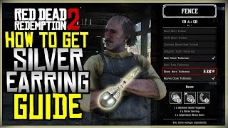 HOW TO GET THE SILVER EARRING FOR THE BISON HORN TALISMAN  RED DEAD REDEMPTION 2 [upl. by Teyugn352]