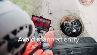 Elios 3 the ultimate drone for water amp wastewater inspections and mapping SewerDrone [upl. by Hannaj]