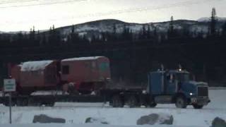 Overland Train Arrival in Whitehorse [upl. by Yenolem]