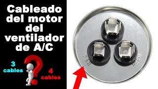 Cómo cablear el motor del ventilador del condensador del aire acondicionado [upl. by Prestige412]