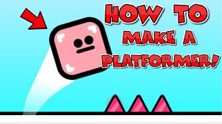 The EASIEST way to make a PLATFORMER on Scratch [upl. by Ramat]