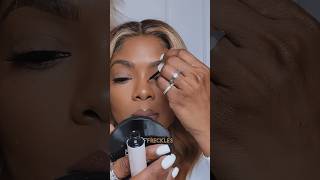 HOW TO MAKE FAUX FRECKLES👀 beautyhacks makeuphacks beauty makeup makeuptutorial howto shorts [upl. by Brunk]