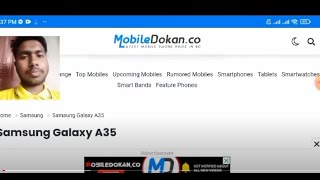 Samsung Galaxy A35 Prise In Bangladesh  Best GamingampCamera Phone 2024  Samsung Galaxy A35 Review [upl. by Dyann]