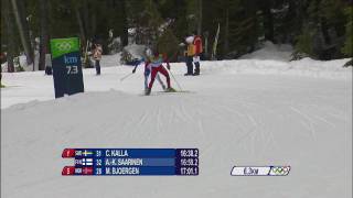 Cross Country Skiing  Womens 10Km Free  Complete Event  Vancouver 2010 Winter Olympic Games [upl. by Mccreery529]