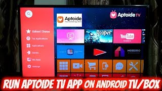 Install Aptoide TV App on Android TV  Box [upl. by Wendy]